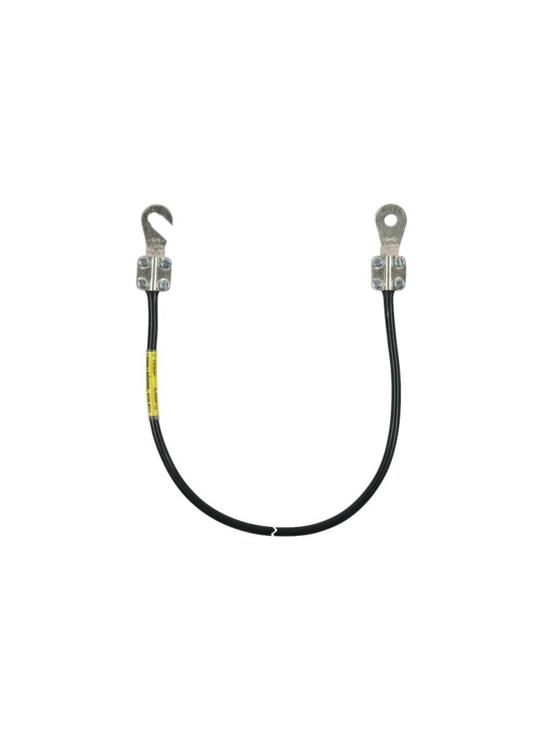 Kabel uziemiający 10 mm2 / dł. 0,5 m (kolor czarny)