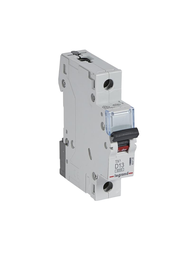 Wyłącznik Nadprądowy S 301 1P D13A 6kA TX3 403720 LEGRAND