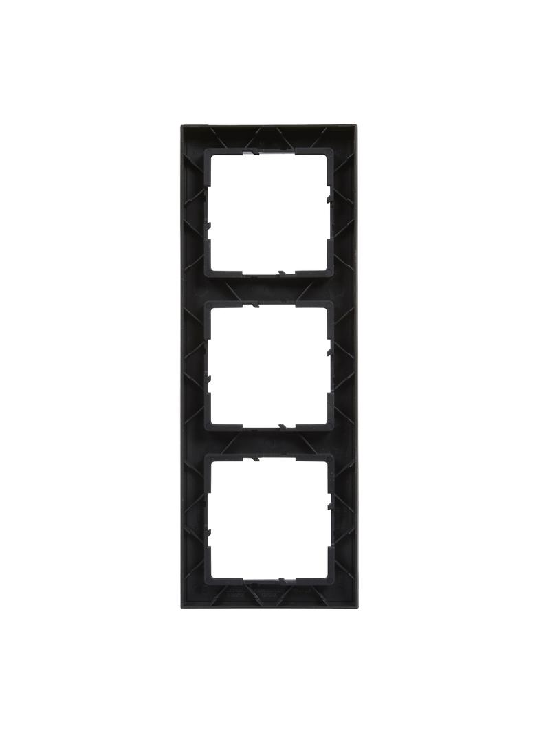 Suno Ramka Potrójna 3-Krotna Czarny 721523 LEGRAND
