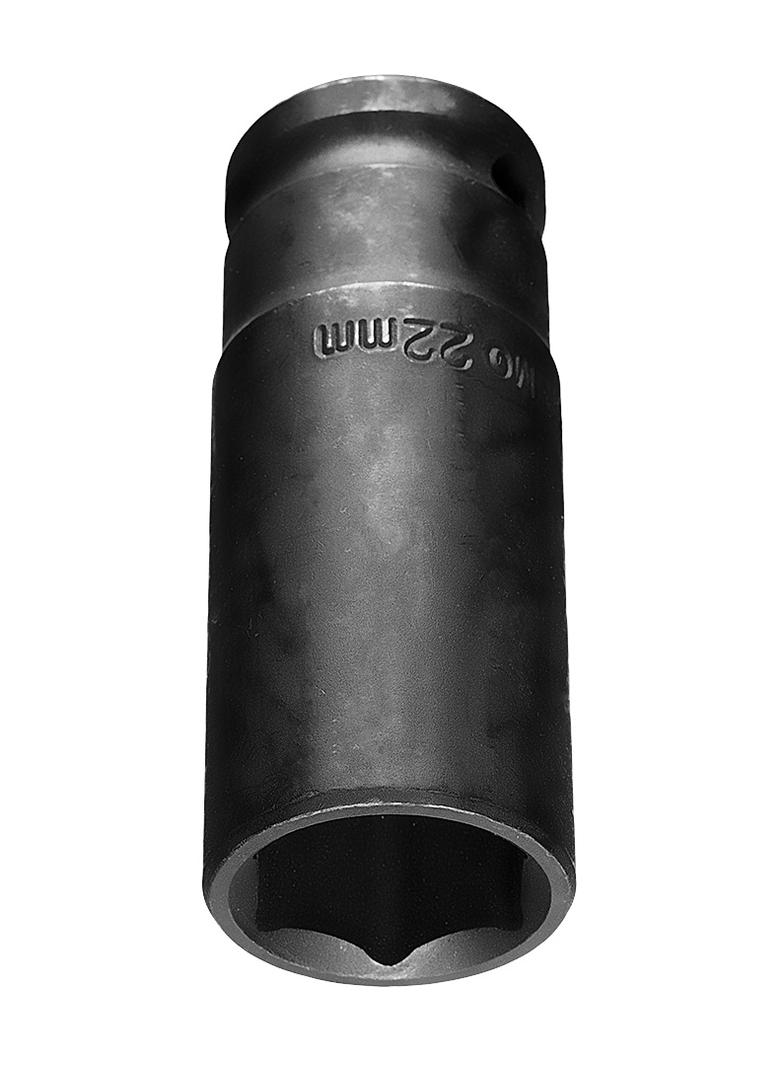Nasadka udarowa 1/2" długa, 22 x 78mm , Cr-Mo