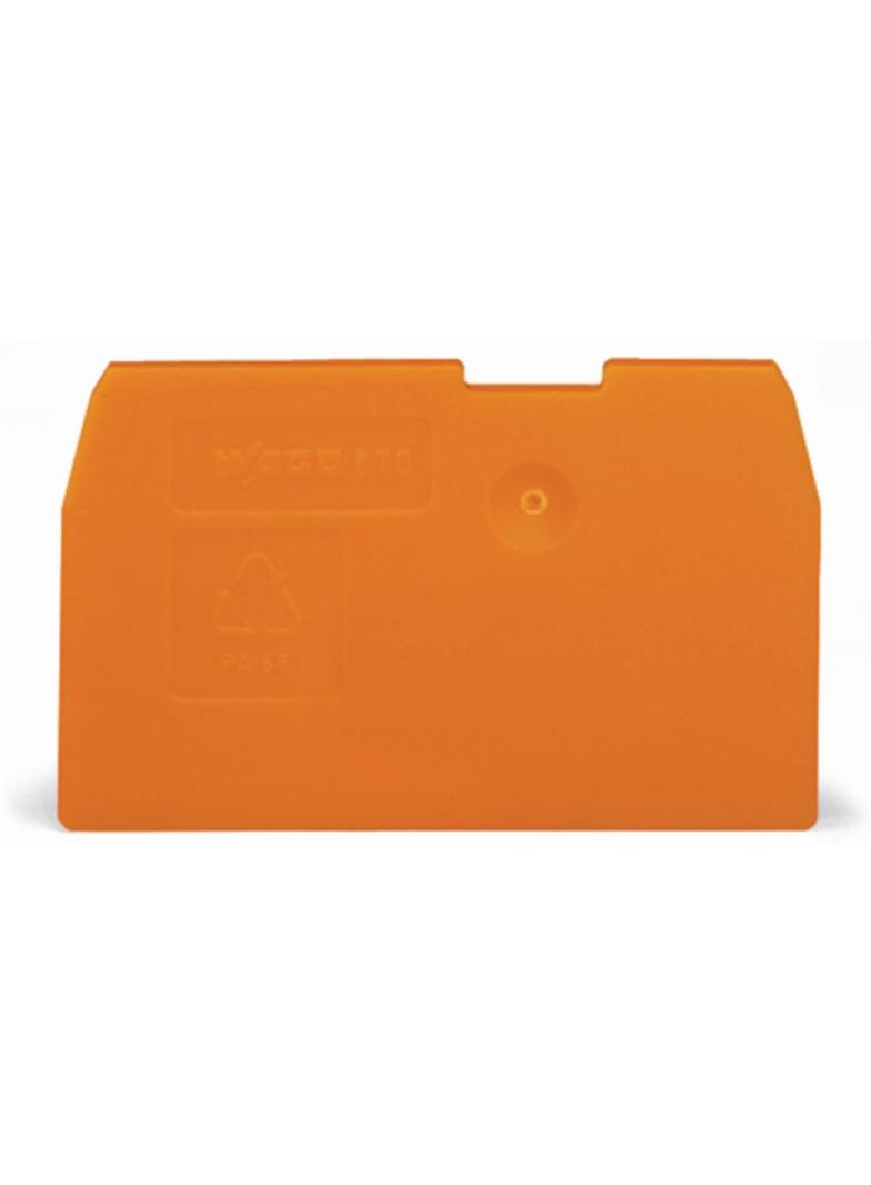 ścianka końcowa szara