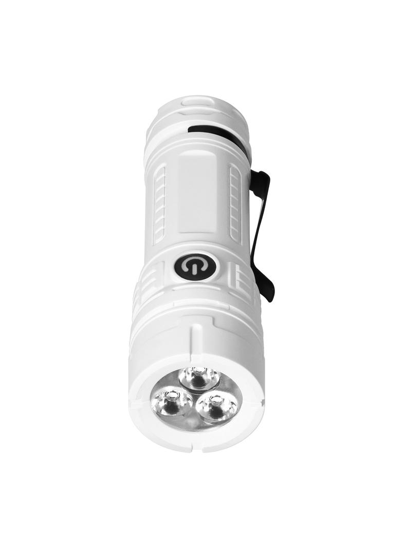 Latarka LED, 200lm, 300mAh, klips