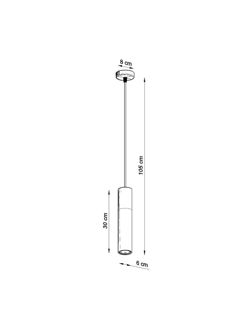Lampa wisząca BORGIO 1 biały
