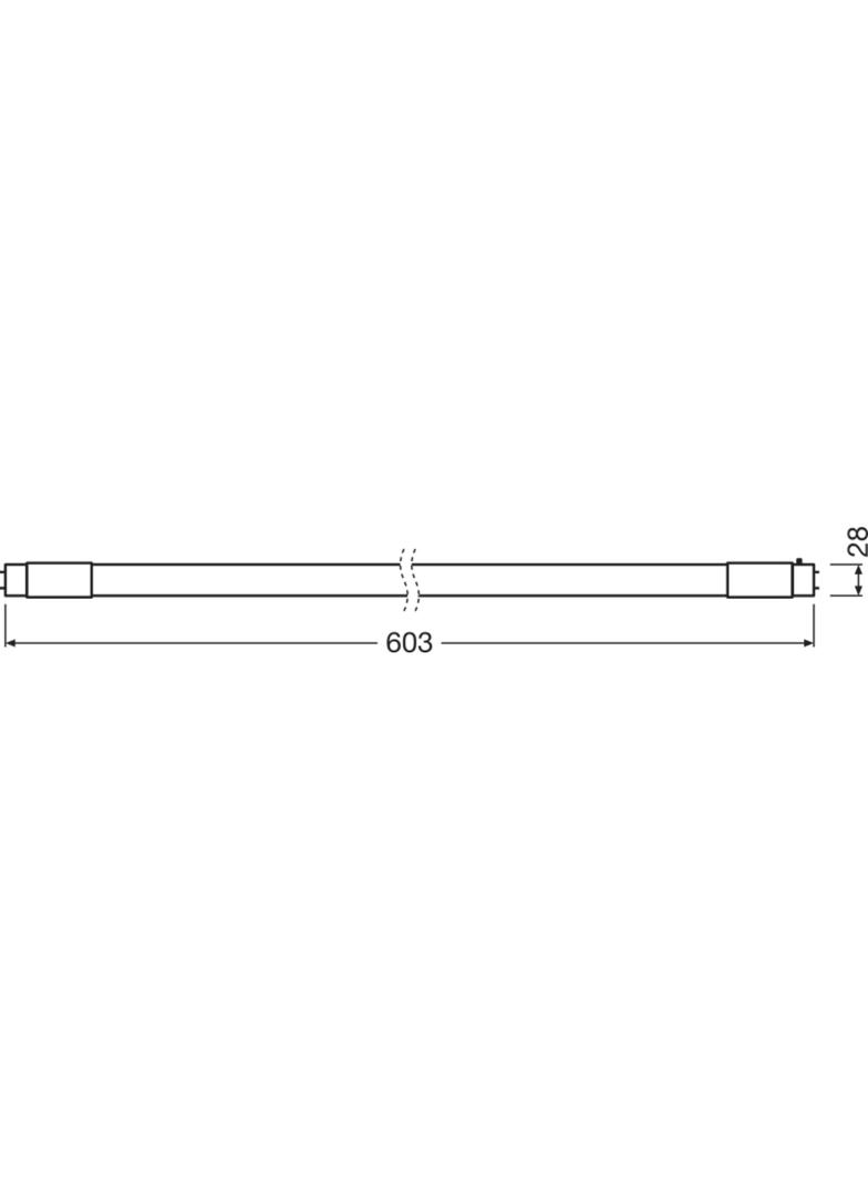 ST8AU-0.6M 7,5W 865 220-240VCON TUBA LED LEDVANCE