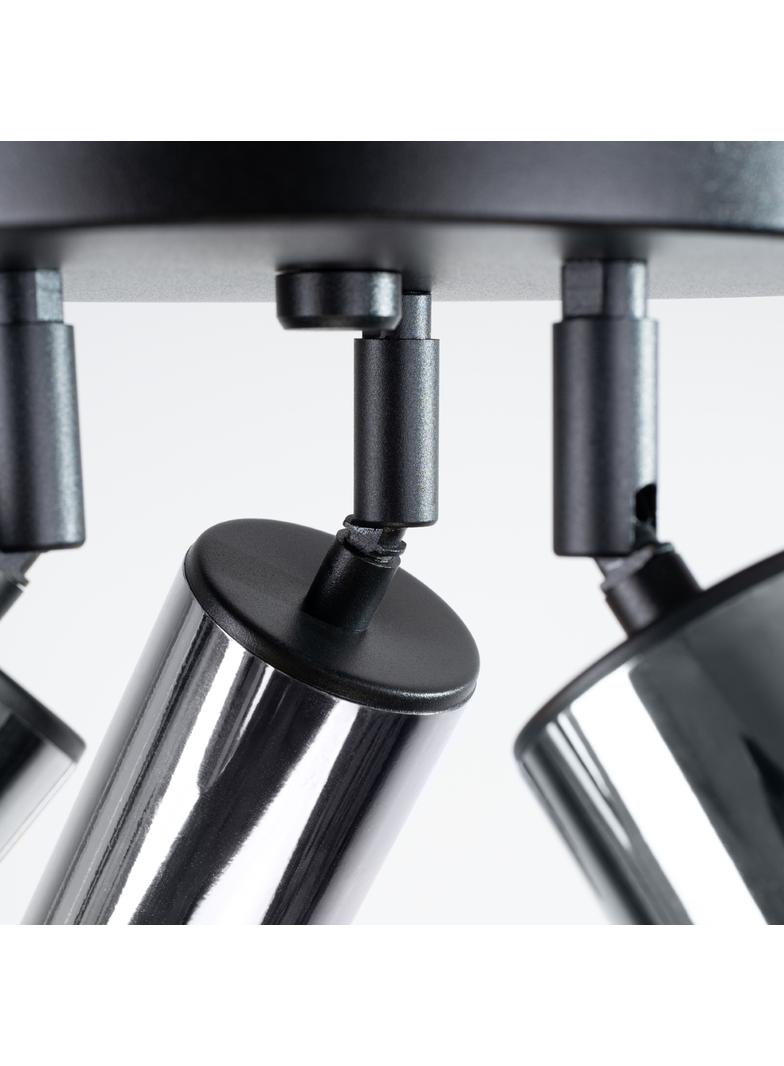 Plafon WINX 3P czarny/chrom