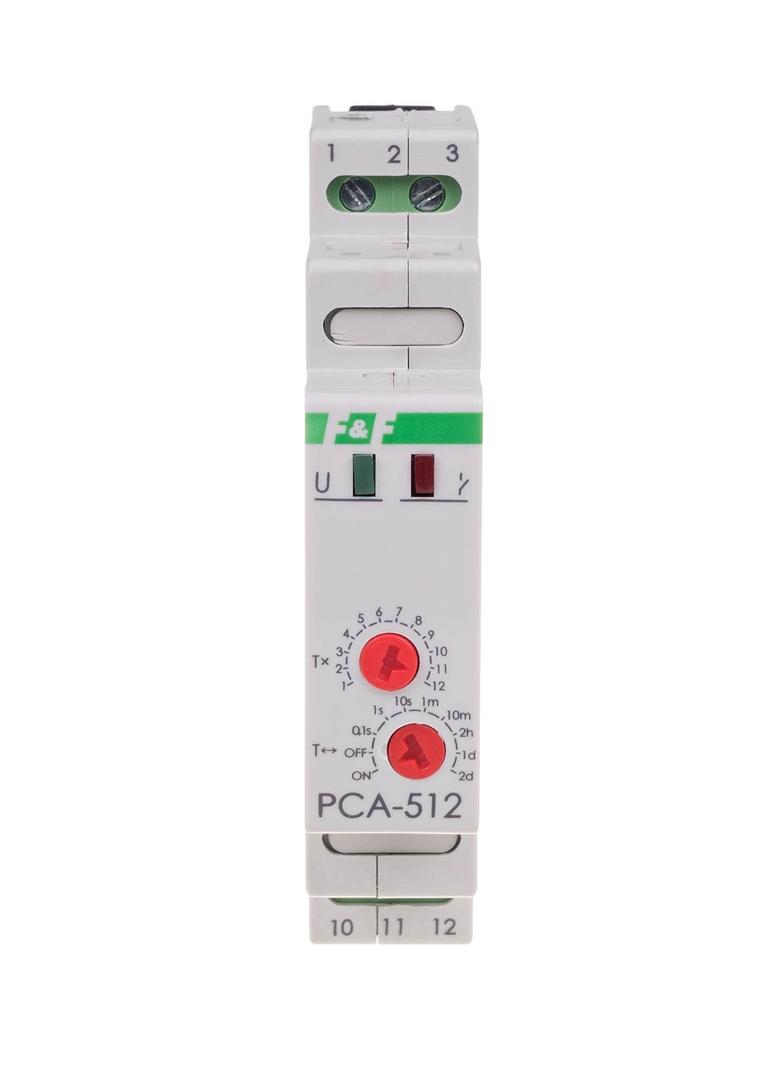 Przekaźnik czasowy awersyjny styki: 1Z/R 230V PCA-512 F&F