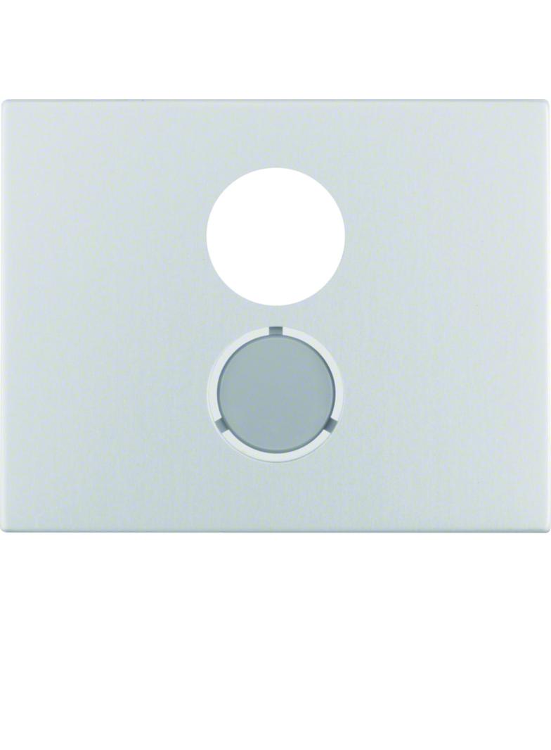 BERKER K.5 Płytka czołowa do gniazda głośnikowego aluminium 11847003 HAGER