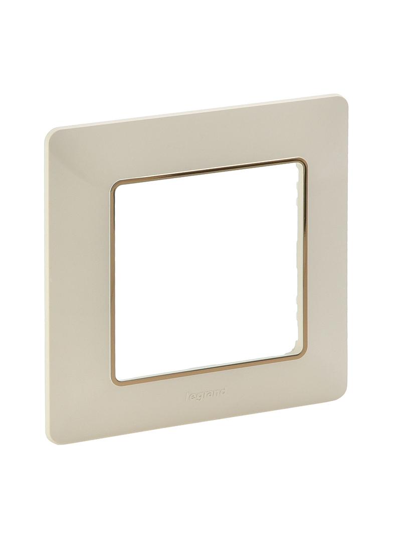 Valif:Ramka x1 Kremowa/Złota 754061 LEGRAND