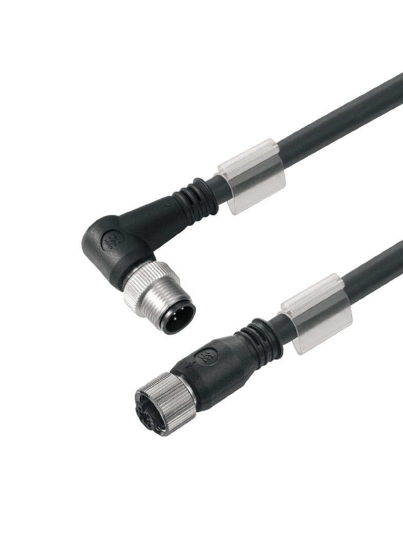 SAIL-M12WM12G-5S1.5U Przewód czujnika-siłownika (zmontowany), Kabel połączeniowy, M12 / M12, Liczba biegunów: 5, Długość kabla: 1.5 m, złącze męskie, kątowe - złącze żeńsk /1szt. 1059710150 WEIDMÜLLER