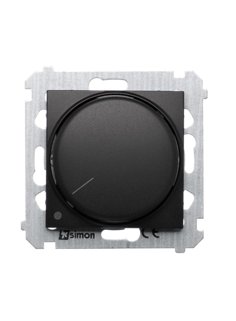 Simon 54 Ściemniacz obrotowy dwubiegunowy do LED ściemnialnych 230V 5-215W czarny *Wymagana instalac