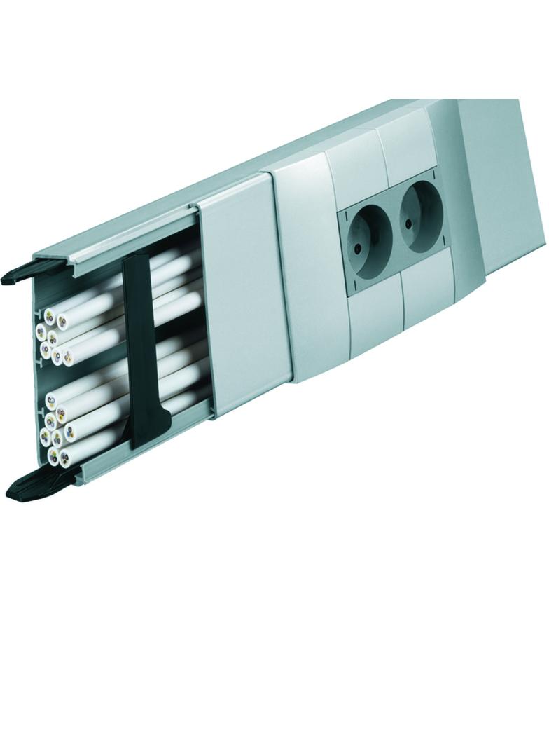 tehalit.LFF Kanał z łącznikami 40x110mm aluminium LFF401100ALU HAGER