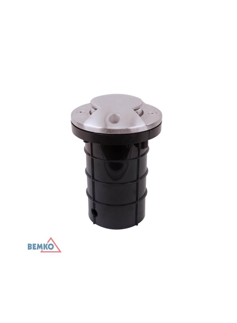 OPRAWA NAJAZDOWA DORYT GU10 MAX-50W OKRĄGŁA Z OSŁONĄ