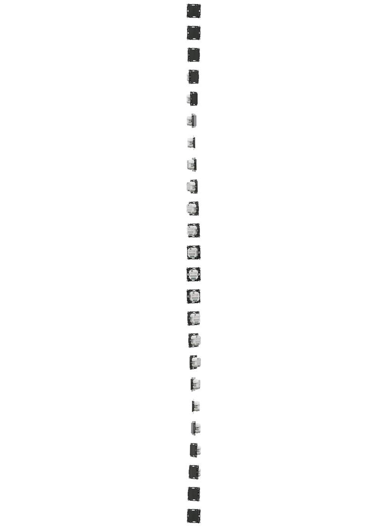 Simon 55 Ściemniacz do LED ściemnialnych klawiszowy Czarny mat