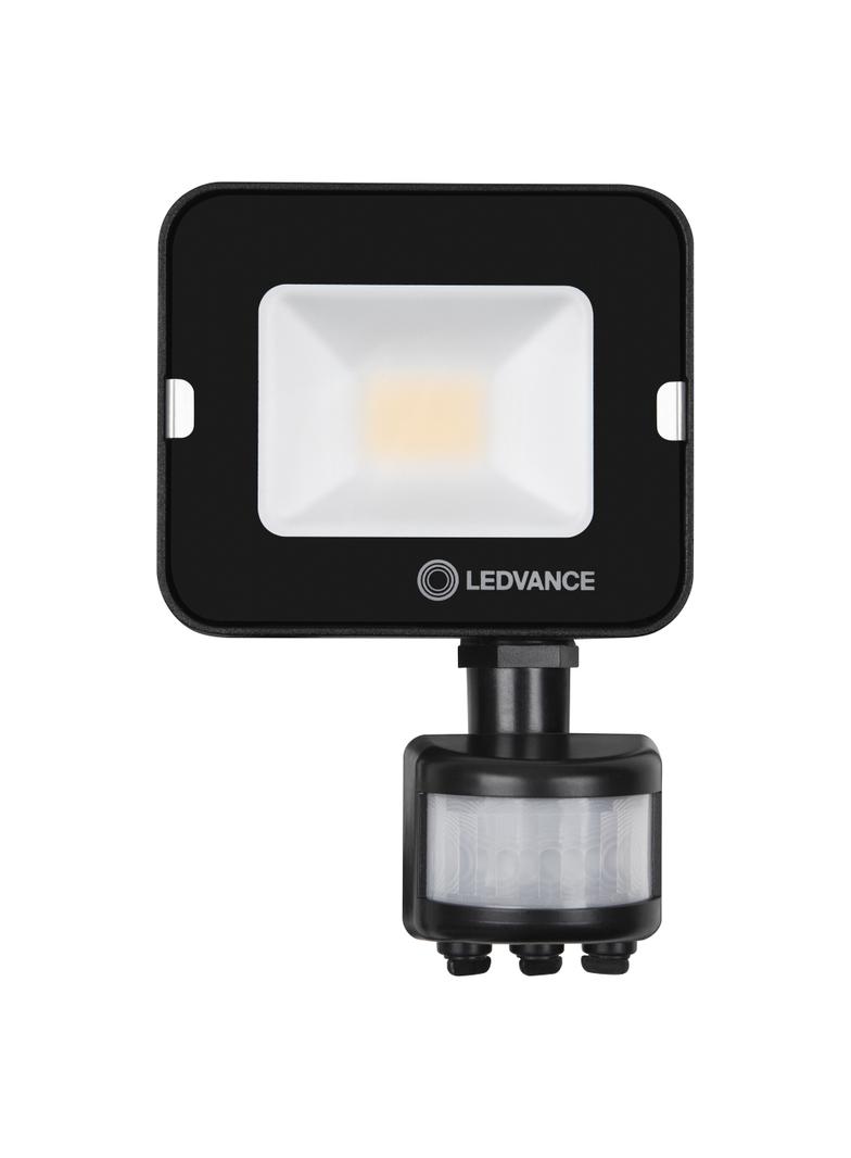 Naświetlacz LED FLOOD COMPACT SENSOR V 10W 830 SYM 100 BK 4058075575226 LEDVANCE