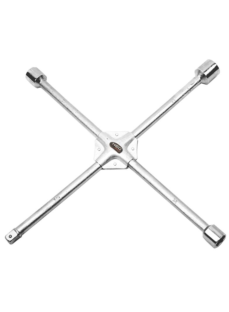 Klucz do kół krzyżakowy, wzmacniany, 17 x 19 x 22 x 1/2" mm