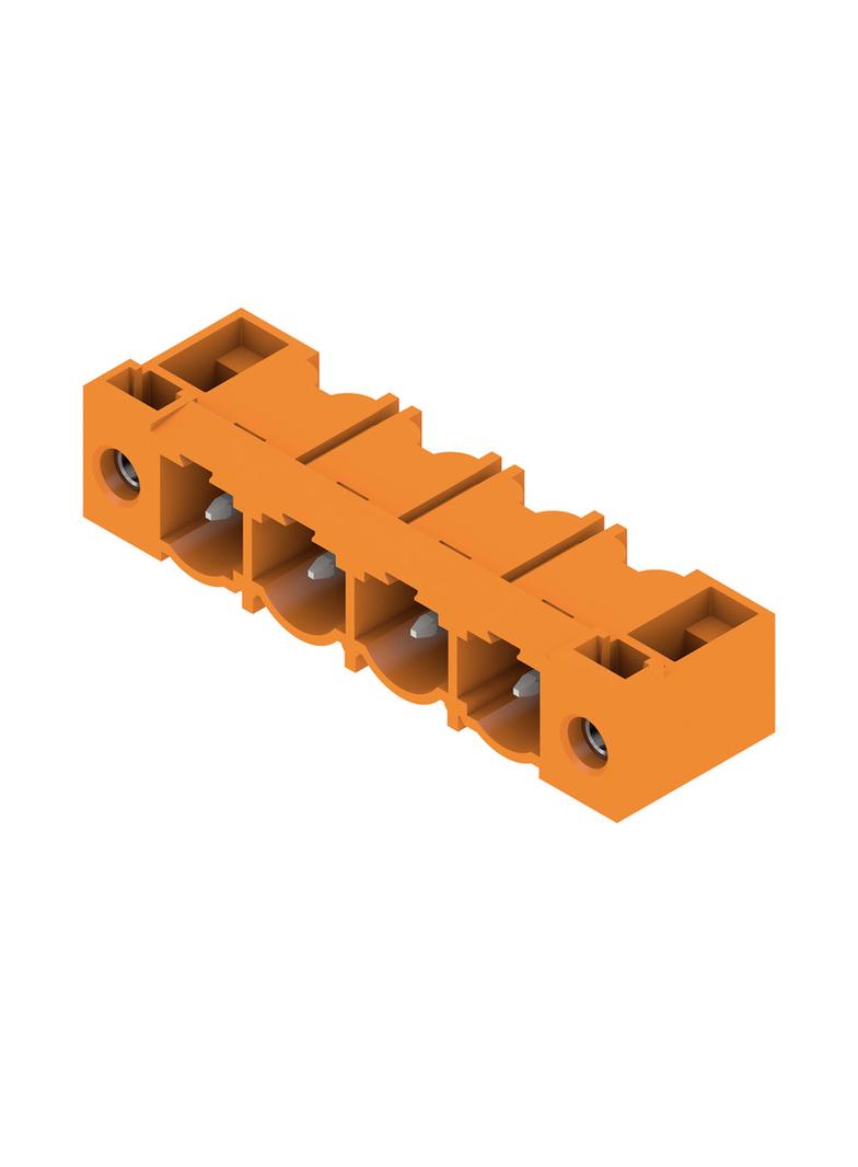 SL 7.62HP/04/90F 3.2 SN OR BX Wtyki PCB (złącza płyty), 7.62 mm, Liczba biegunów: 4, kąt odejścia: 90° /42szt./ 1026830000 WEIDMÜLLER