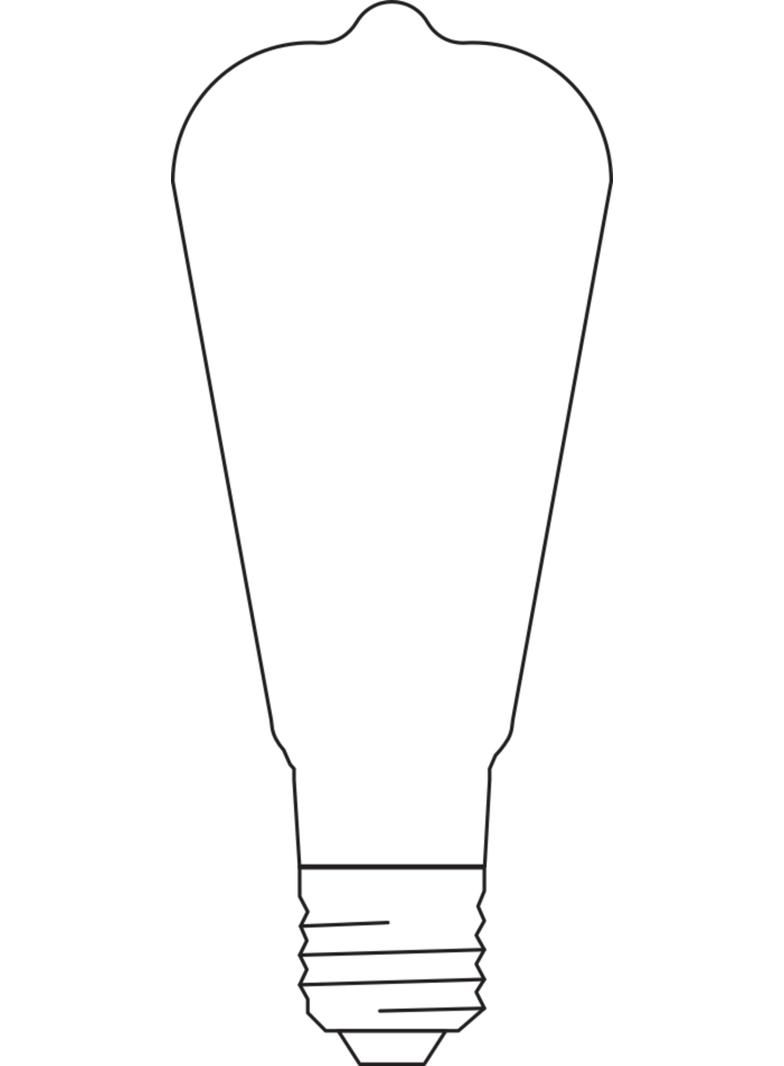 Lampa LED SMART WF E55D 6W/824 230VFilament szkło przezroczysteGDE27FS1LEDV