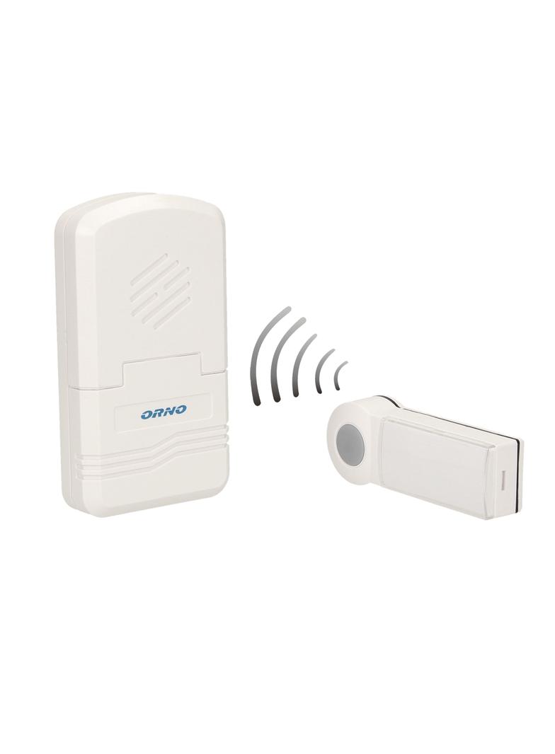 Dzwonek bezprzewodowy DISCO DC bateryjny learning system 1 dźwięk 80m OR-DB-KH-122 ORNO
