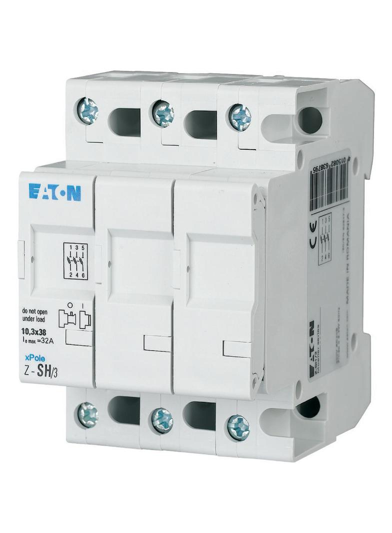 Z-SH/3 Rozłącznik bezpiecznikowy cylindryczny 10x38mm 3P 263879 EATON