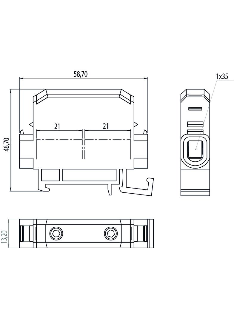 Złączka AL/CU ZP-35/N 48.936 OPATÓWEK