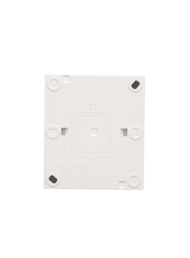 Simon Aquaclick Przycisk dzwonek 10AX 250V zaciski śrubowe, biały