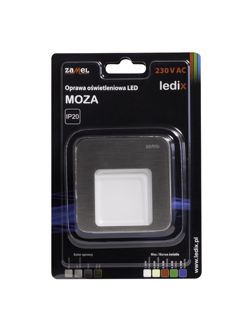 Oprawa LED MOZA PT 230V AC STA biała ciepła TYP: 01-221-22