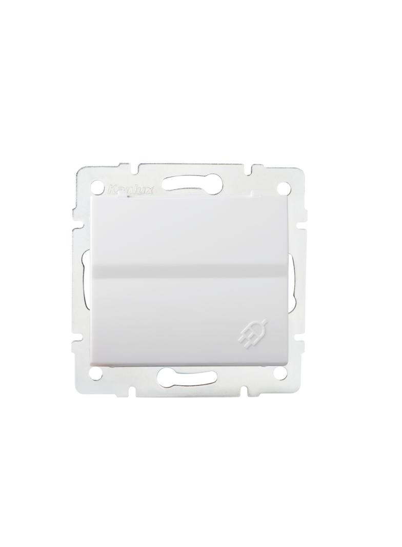 LOGI Gniazdo z uziemieniem IP44 Schuko śrubowy Biały 16A 250V 021230102 25086 KANLUX