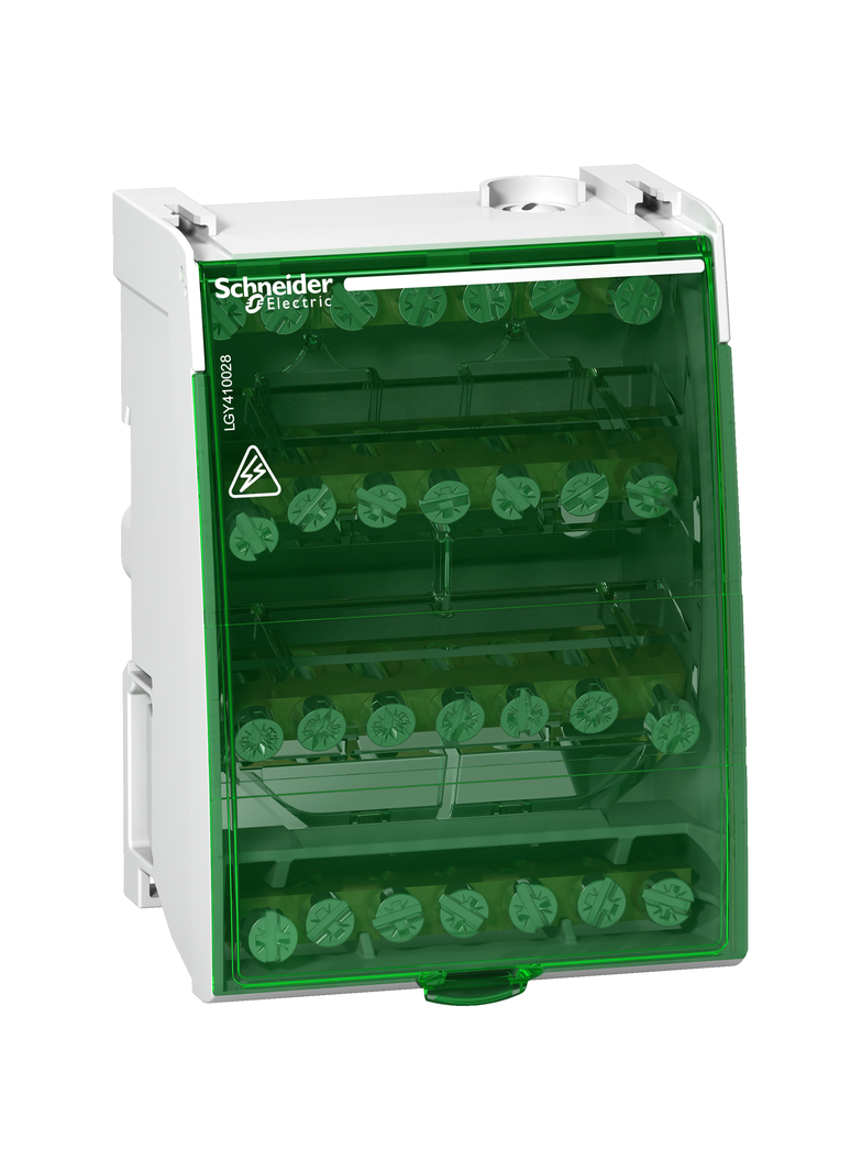 Blok dystrybucyjny Acti9 śrubowy 28 otworów 100A 4P