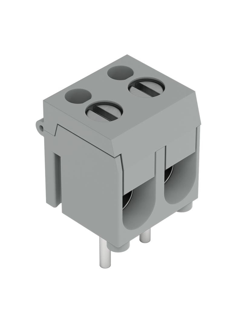 Złączka śrubowa do płytek drukowanych 2‑torowa szara raster 5,08mm 237‑132 /100szt./ WAGO