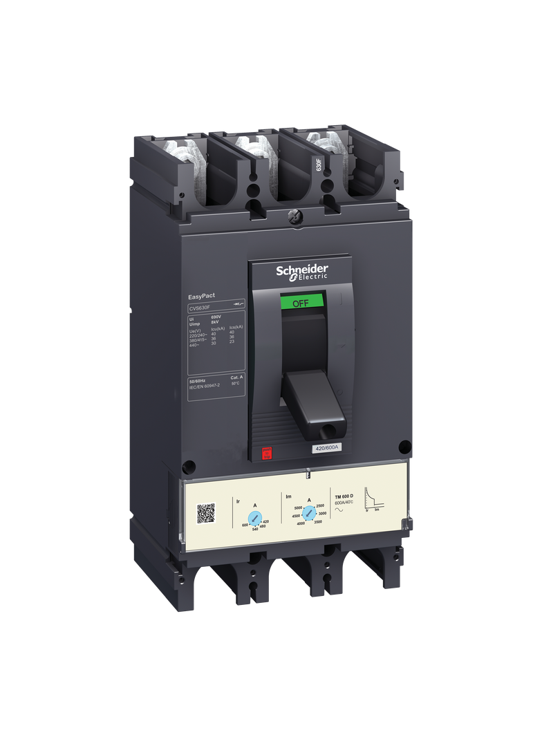 Compact CVS, wyłącznik 36kA , wyzwalacz TMD600A 3P