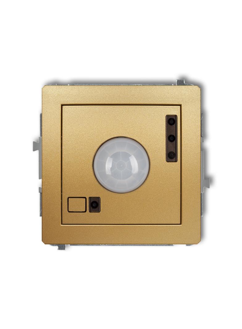 DECO Mechanizm elektronicznego czujnika ruchu złoty