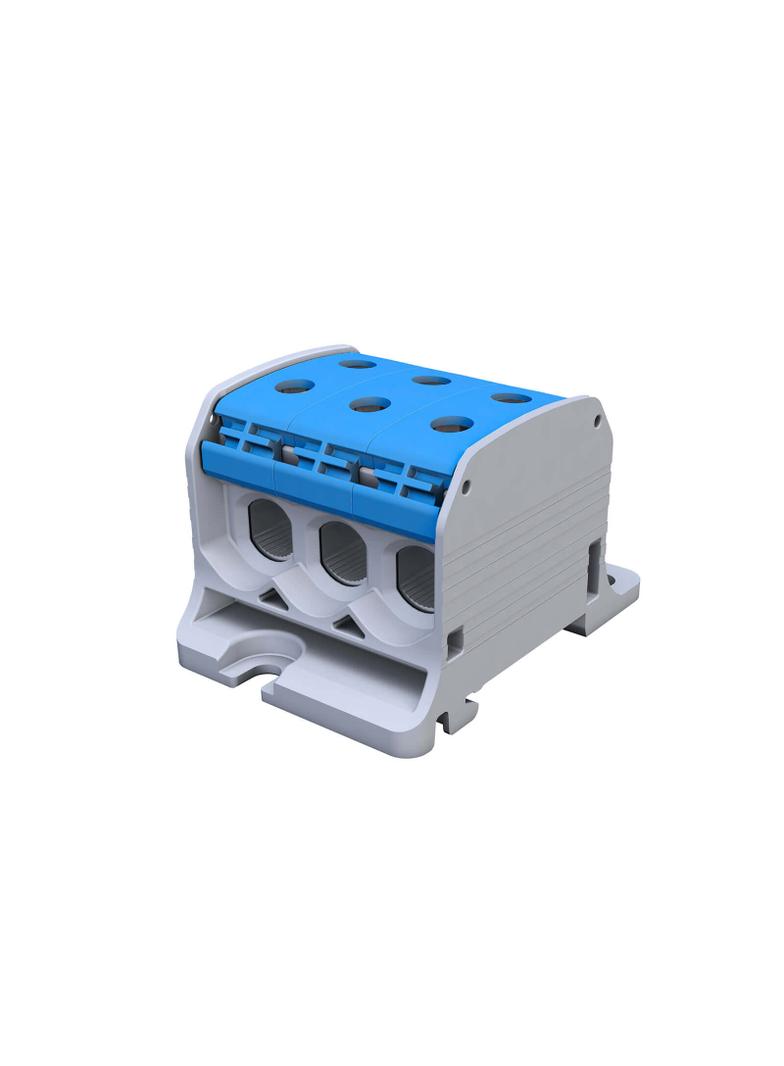 STB 50-3 Złączka szynowa gwintowa Al/Cu 87360 SIMBLOCK niebieski