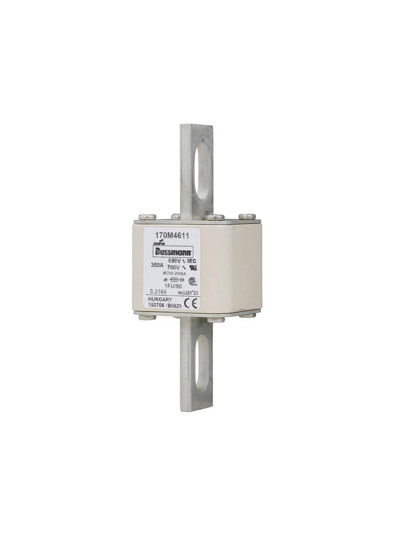 FUSE 350A 690V 1FU/90 AR UC Wkładka szybka 350A AC 690V rozmiar 1 53x69x136 mm aR IEC UL, 170M4611 E