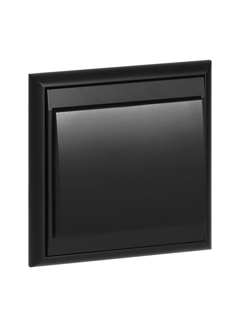 Łącznik podtynkowy jednobiegunowy Luna, 10A, 250V, WP-1L, czarny OR-OE-7600/B ORNO
