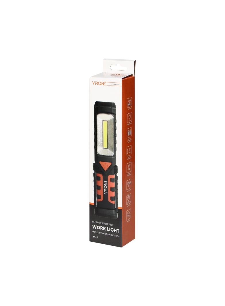 Latarka warsztatowa LED COB 3W+1W LED 2800mAh z funkcją powerbank WL-5 ORNO