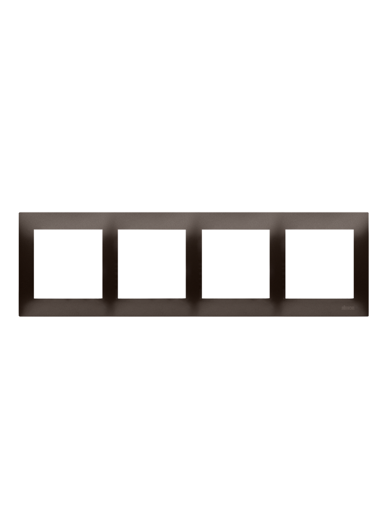 Simon 54 Premium Ramka 4-krotna PREMIUM IP20 / IP44 brąz mat DR4/46 KONTAKT