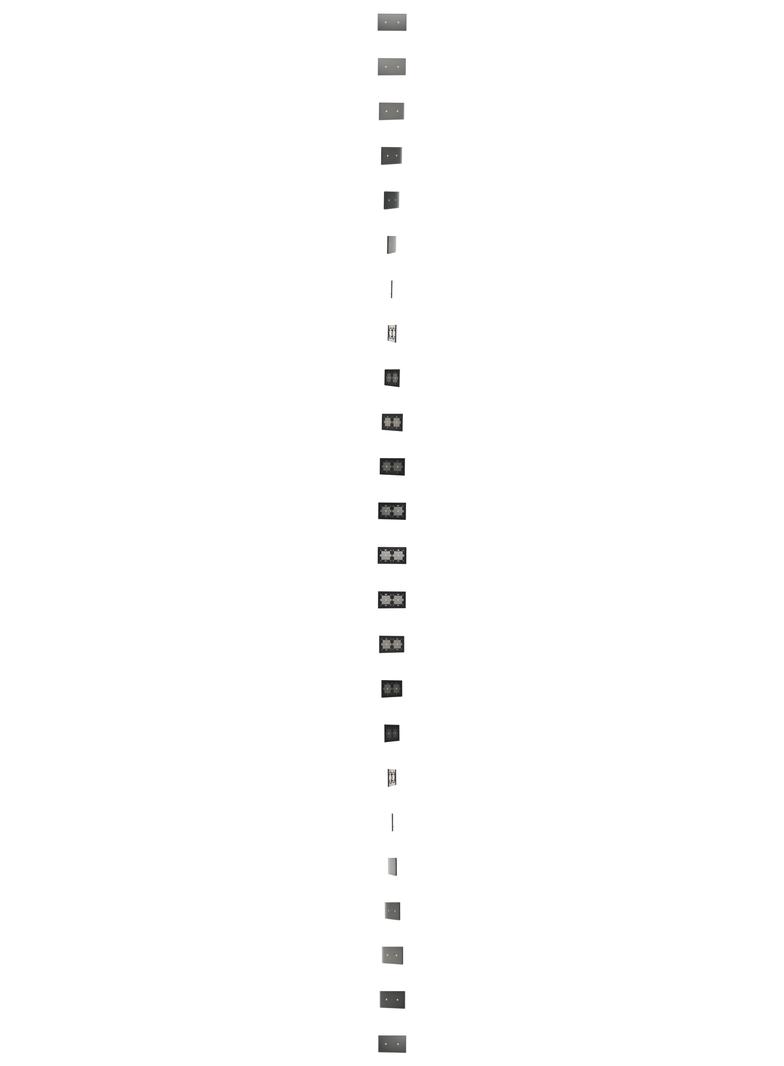 Simon 54 Touch Panel dotykowy S54 Touch 2 moduły 1 pole dotykowe+1 pole dotykowe srebrna mgła