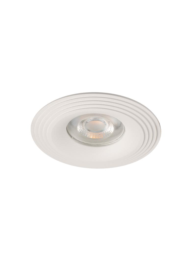 LIGLO DSO W Oczko sufitowe LIGLO DSO W okrągły stop aluminium kolor biały 1XGx5,3/GU10 35776 KANLUX