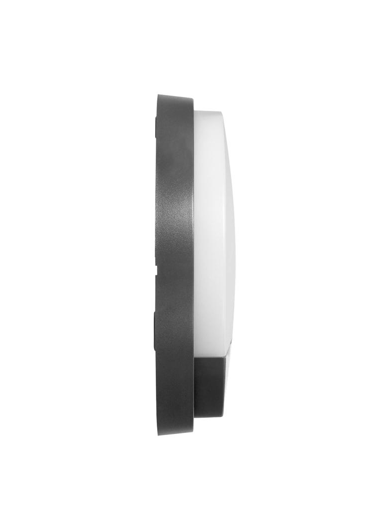 AGAT LED 10W, oprawa ogrodowa z czujnikiem ruchu 140st, 800lm, IP54, 4000K, szara AD-OP-6111GLPMR4 ORNO