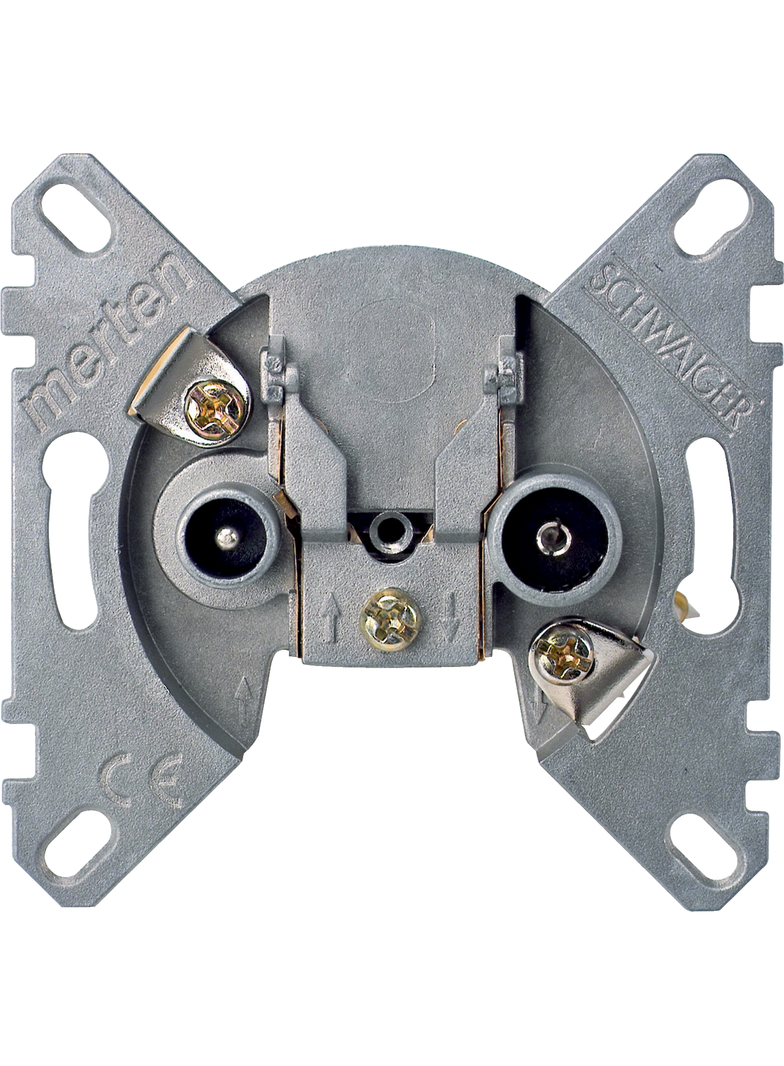 Schneider Electric Merten, Mechanizm gniazda telewizyjnego r/tv+sat końcowe MTN466099