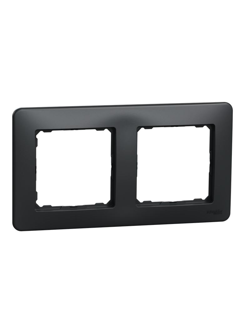 Sedna Design, ramka 2-krotna, czarny antracyt