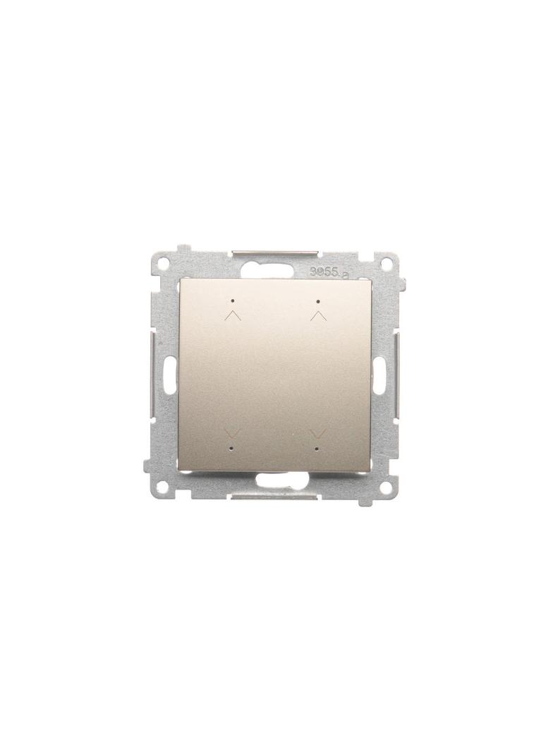 Simon 54 Łącznik/Przycisk roletowy podwójny elektroniczny 230 V kremowy DEZ2.01/41 KONTAKT