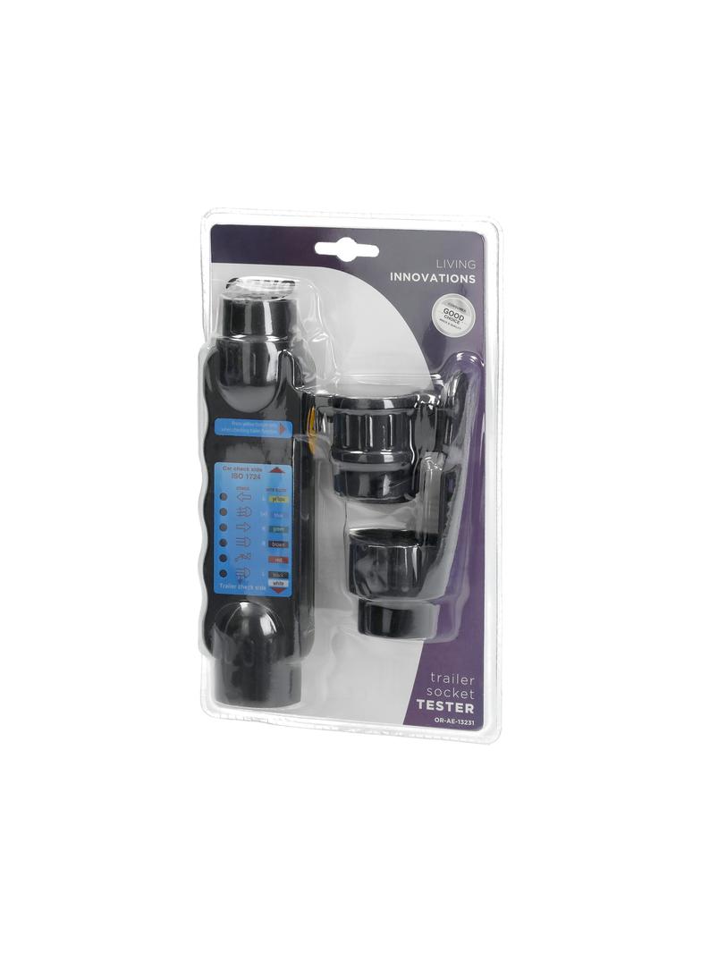 Tester gniazda przyczepy +adaptery 13/7-pin,12/24V OR-AE-13231 ORNO