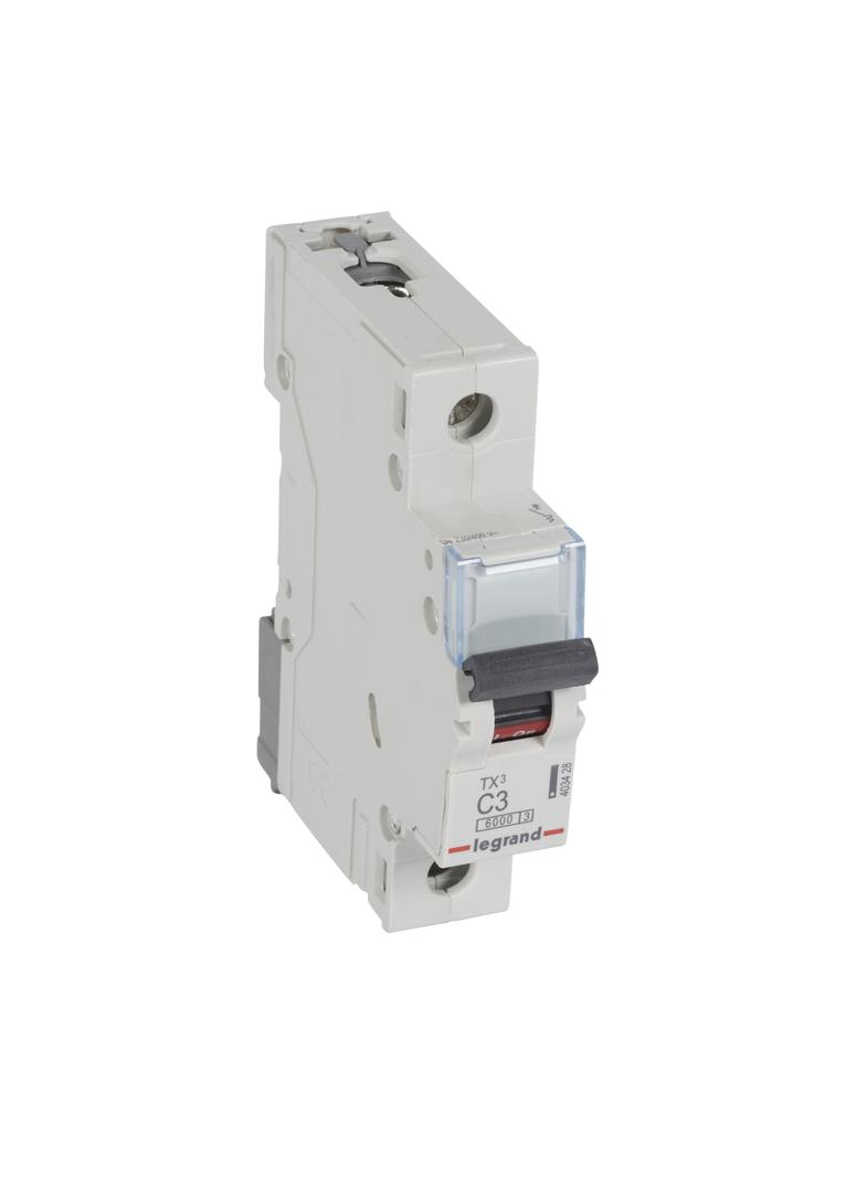 Wyłącznik Nadprądowy 1P C3A 6kA AC S301 TX3  403428 LEGRAND