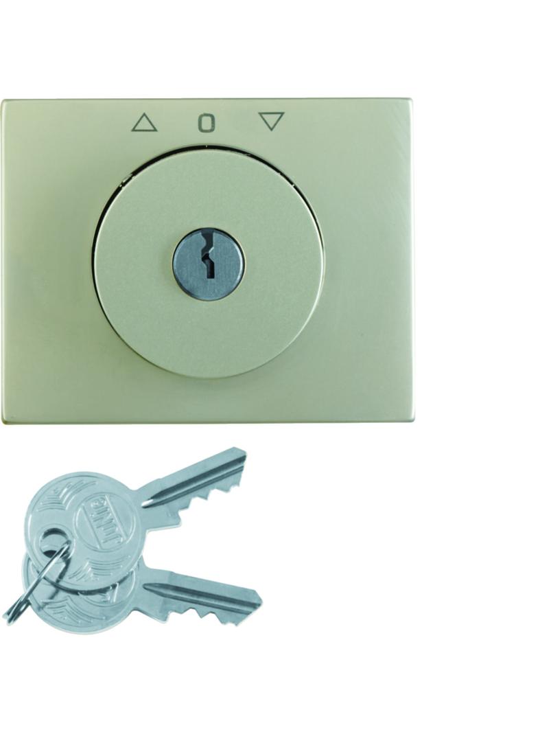 K.5 Płytka czołowa z kluczykiem do łącznika żaluzjowego obr. stal szlachetna