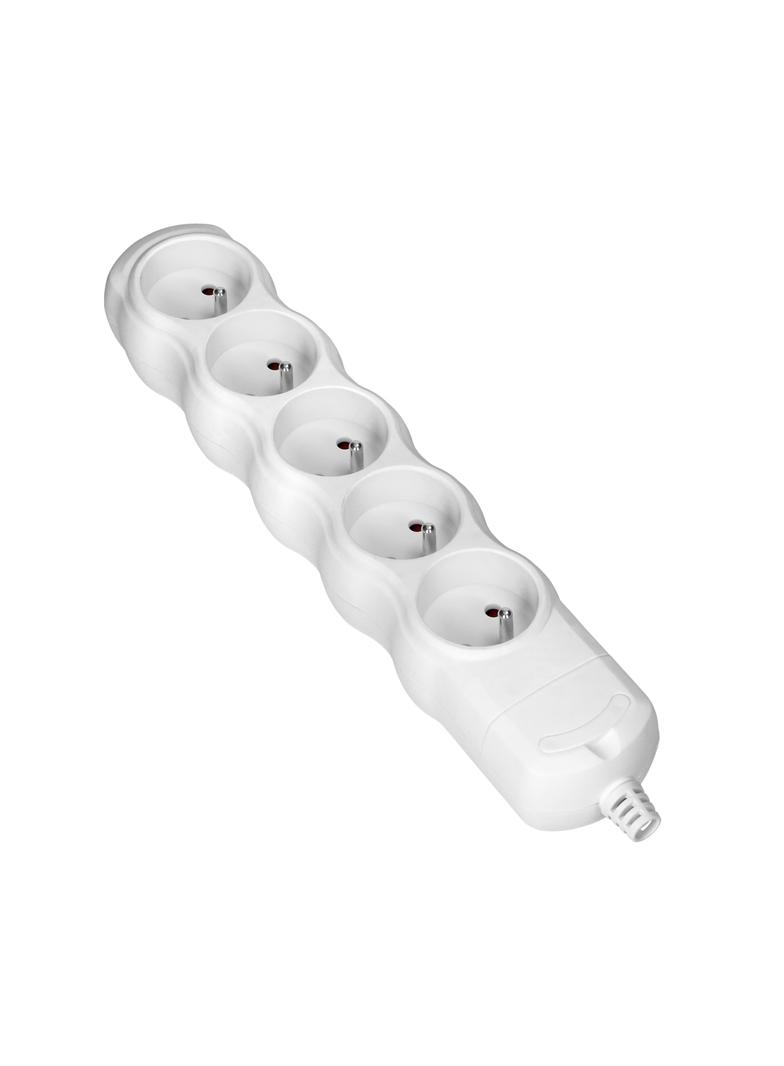 Rozgałęźnik wielogniazdowy 5x2P+Z, biały OR-AE-13266/W ORNO