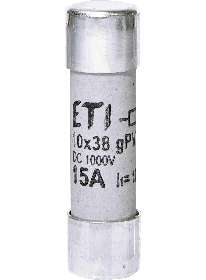 Wkładka topikowa cylindryczna PV CH10x38 gPV 15A 1000V UL 002625112 ETI
