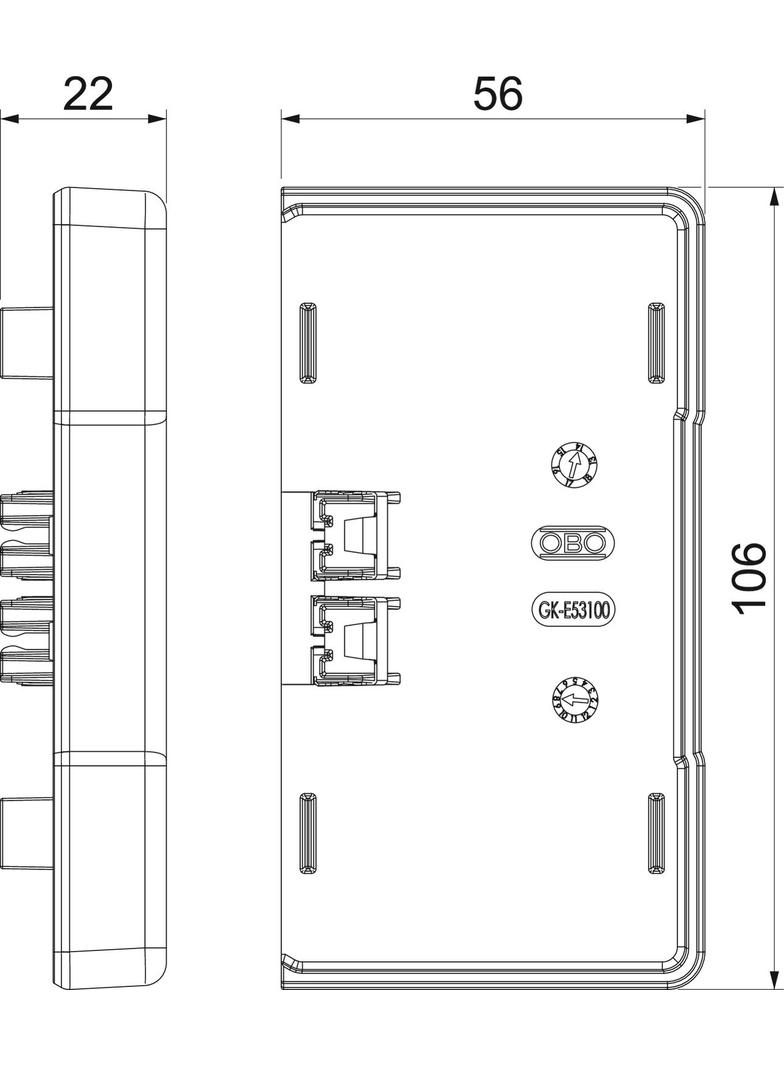 GK-E53100LGR, Końcówka