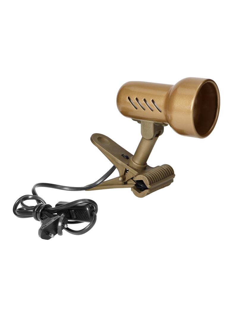 Kelly lampa biurkowa z klipsem 40W E14 stal + tworzywo złota DL-9/C ORNO