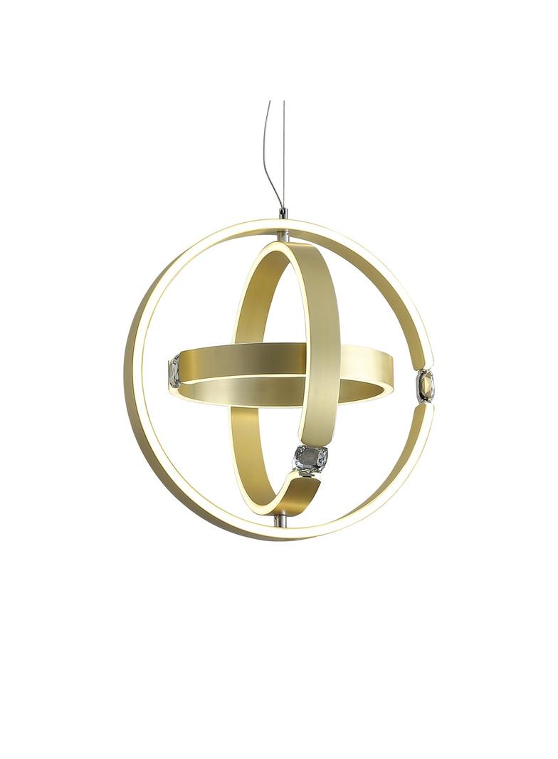 Milagro lampa wisząca LED Sirius 80W 4000lm 4000K złota ML6187
